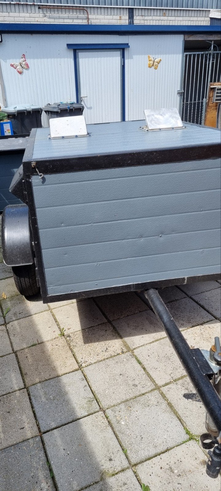 Hondenkar 3-vaks met nieuwe as en banden, Dieren en Toebehoren, Honden-accessoires, Ophalen of Verzenden, Gebruikt