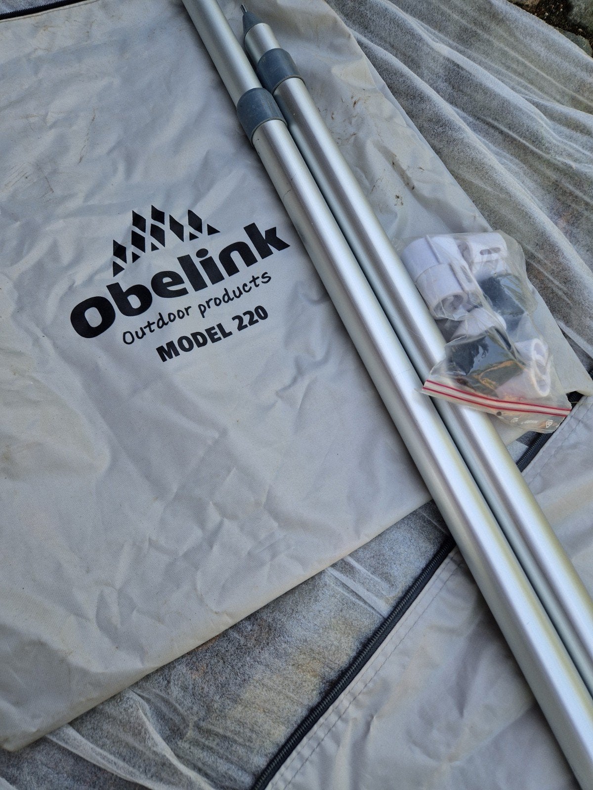 Obelink zijwanden model 220 voor luifel cassette 2x, Ophalen, Zo goed als nieuw