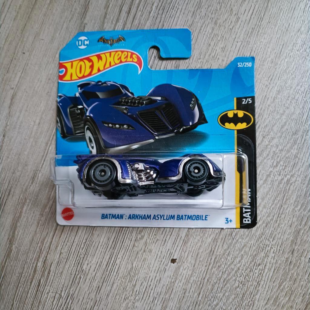hot wheels batman arkham asylum batmobile blauw, Ophalen of Verzenden, Nieuw, Auto