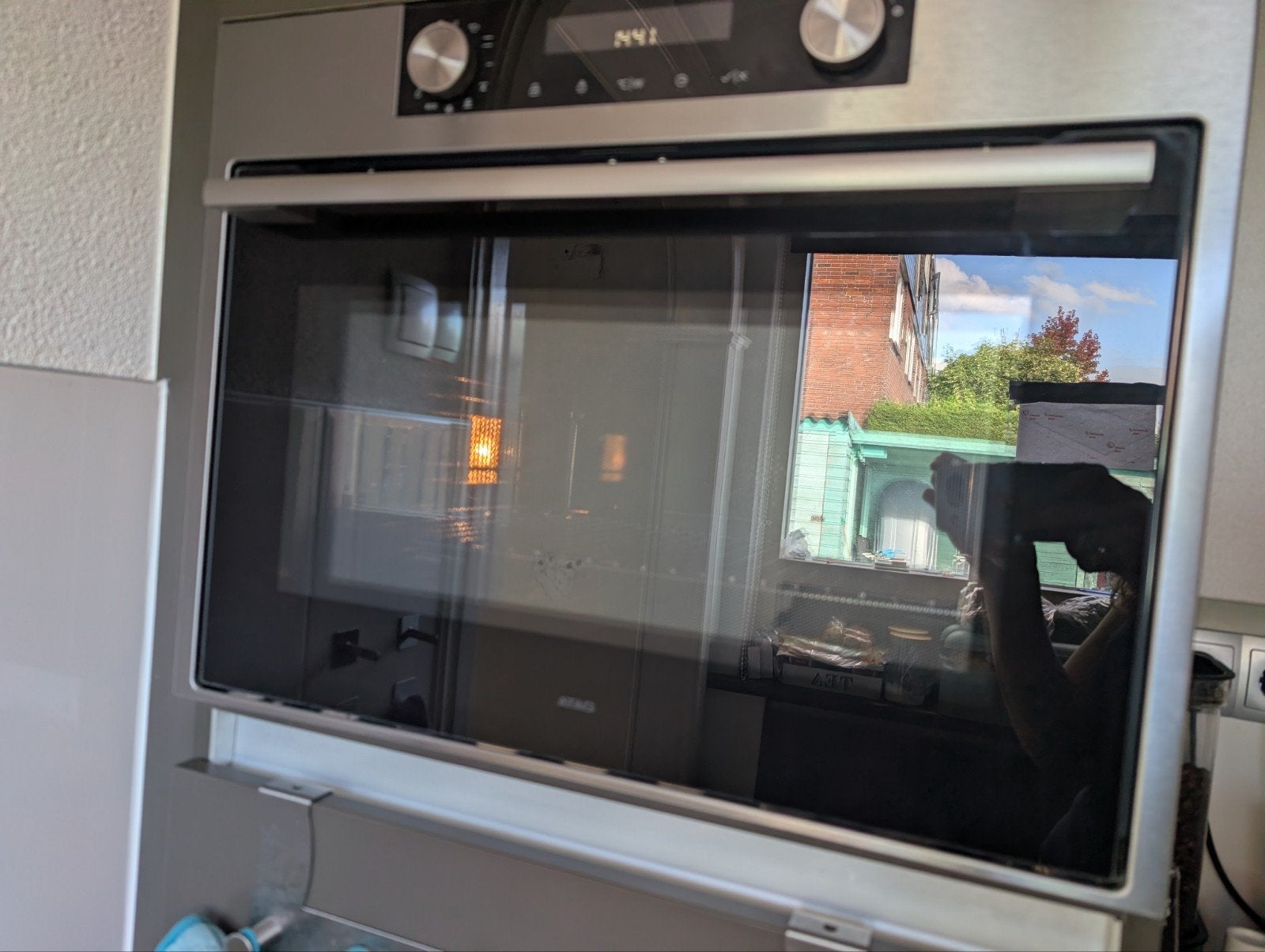 Mooie, goedwerkende ATAG combimagnetron (oven en magnetron), Ophalen, Hete lucht, Combi-oven, Zo goed als nieuw