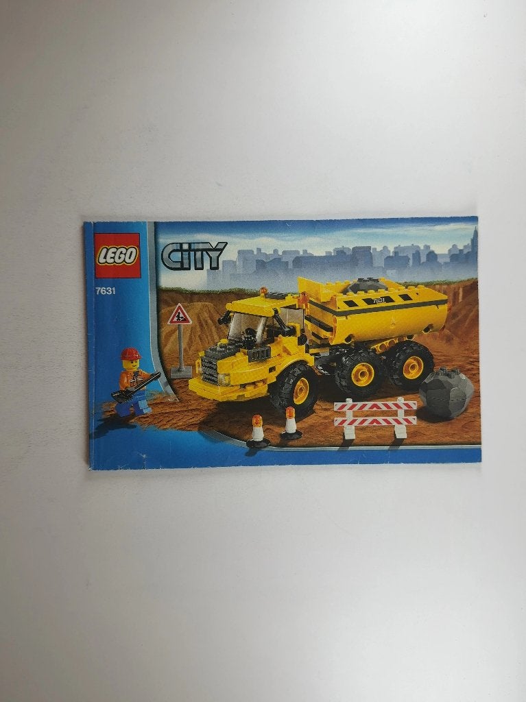 LEGO City 7631 (Instructions) for Set 7631 Dump Truck, Lego, Overige typen, Ophalen of Verzenden, City
