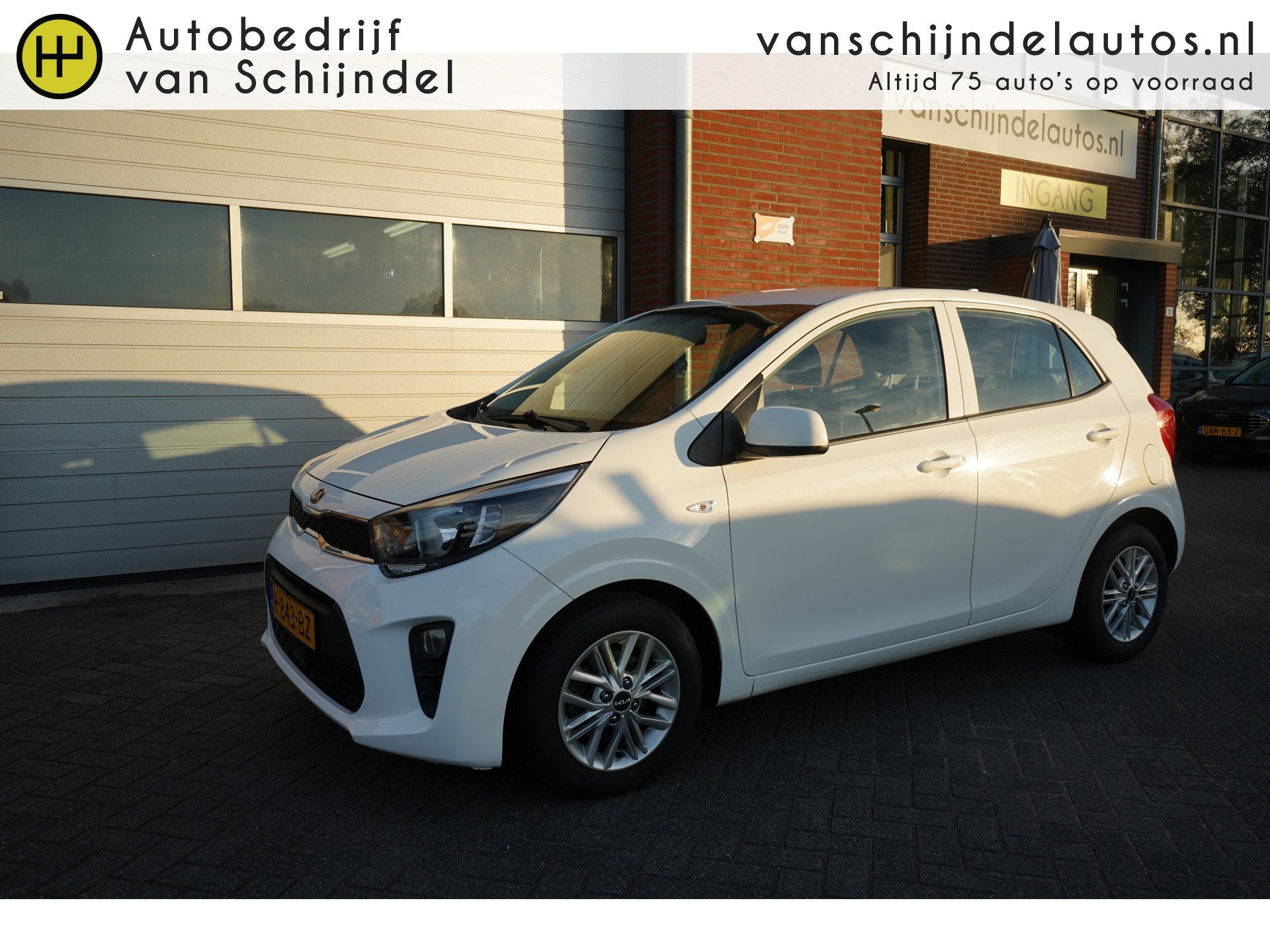 Kia Picanto 1.0 DPI DYNAMICLINE 5P *NL AUTO* PERFECT ONDERHO, Auto's, Voorwielaandrijving, Dealer onderhouden, Stof, Gebruikt