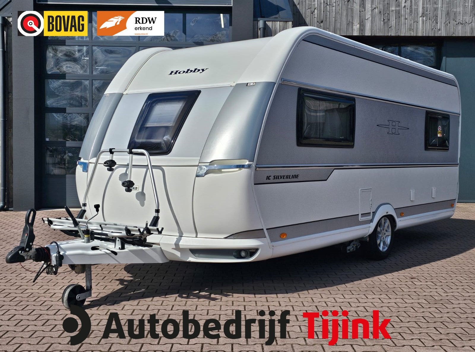 Hobby 495 UL De Luxe IC-Silverline | Enkele bedden | Mover |, Caravans en Kamperen, Koelkast, Rondzit, Hobby, Bedrijf