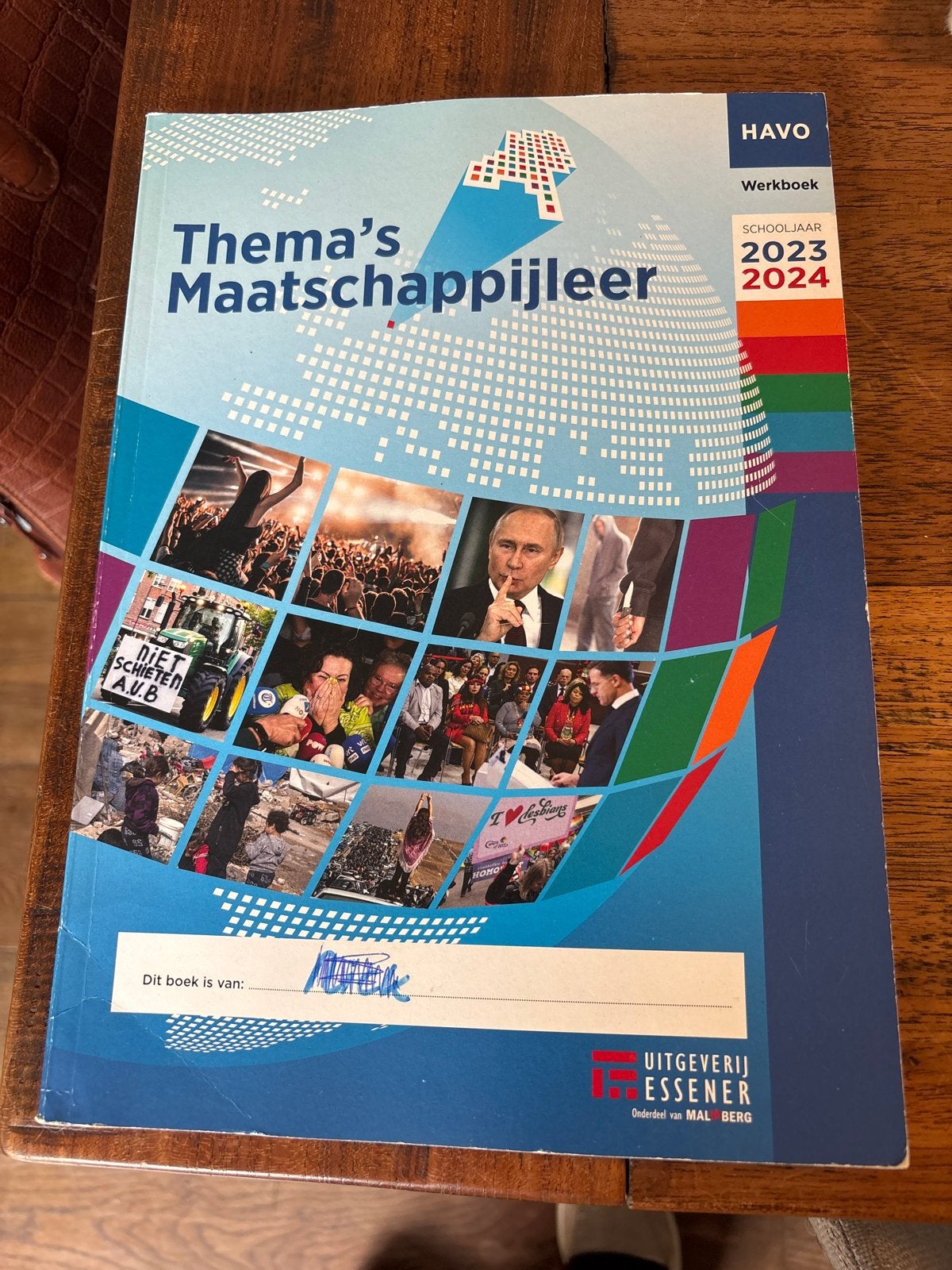 Werkboek Thema's Maatschappijleer HAVO 2023-2024, Ophalen of Verzenden, Gelezen, HAVO, Maatschappijleer