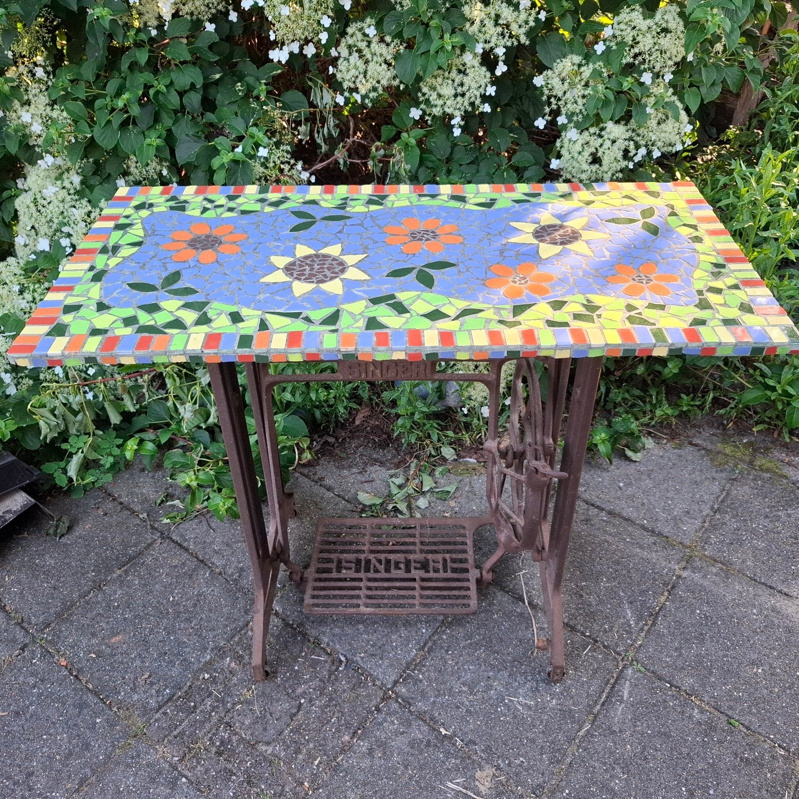 Bijzet- tafel voor in de tuin, Tuin en Terras, Tuintafels, Ophalen, Rechthoekig, Hout