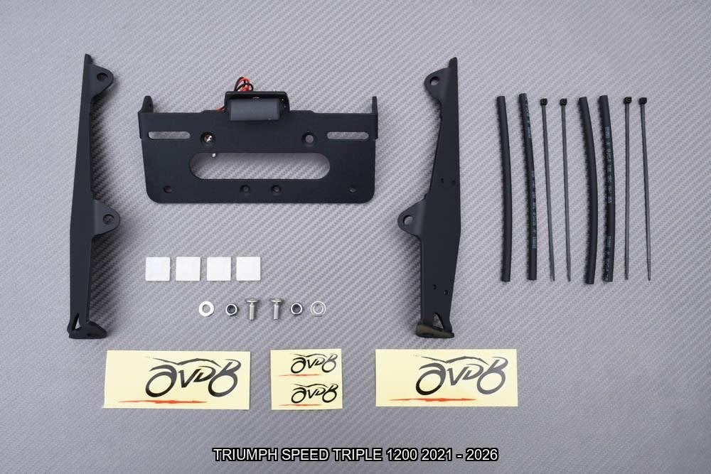 Kentekenplaathouder TRIUMPH SPEED TRIPLE 1200 2021 - 2026, Verzenden, Nieuw