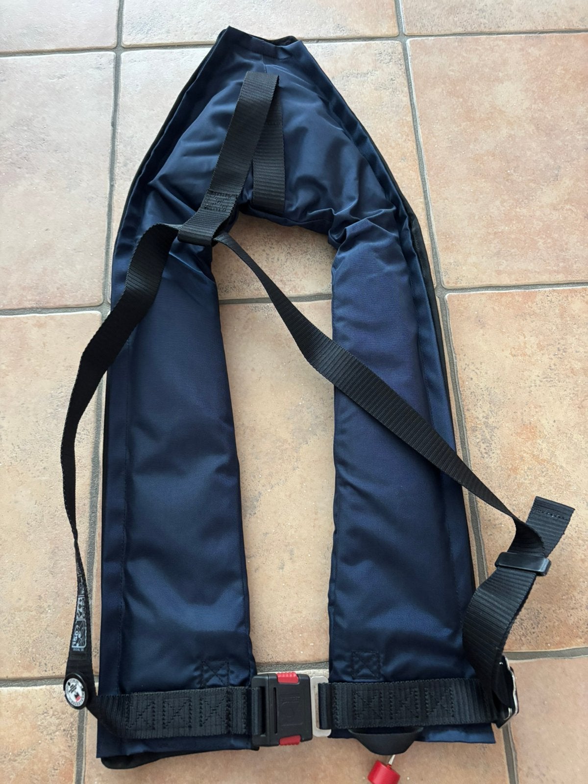 Secumar zelfopblazend reddingsvest 150N, Ophalen, Gebruikt