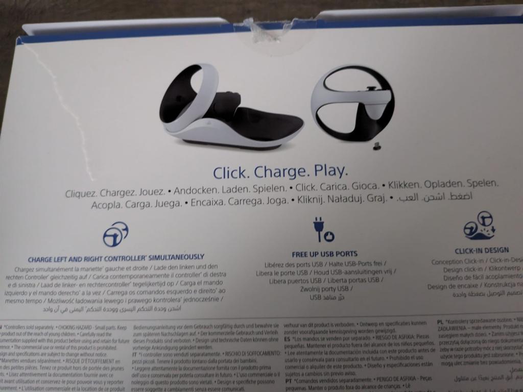 PlayStation 5 vr.     sense oplaadstation, Ophalen