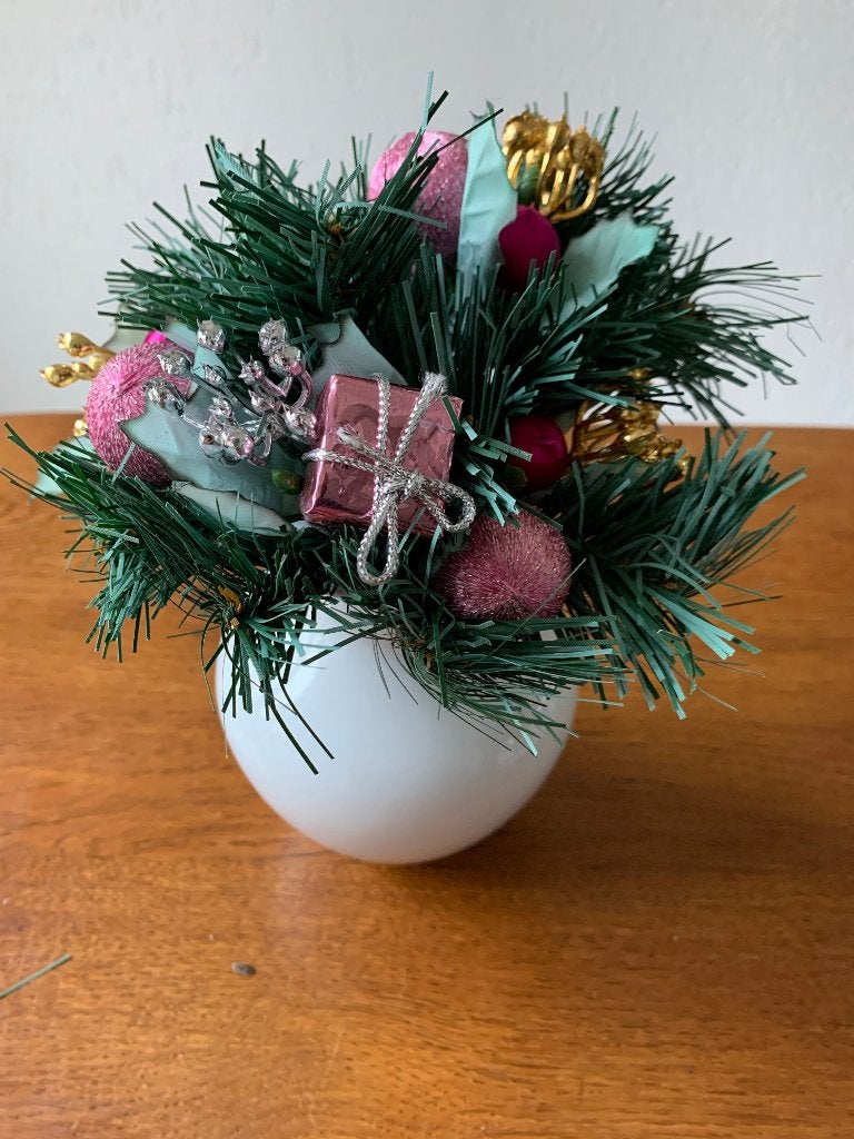 Kerstboeketje "Roze/Rose" Nieuw, Diversen, Ophalen of Verzenden, Nieuw