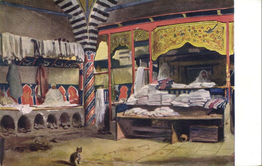 Arabisch badhuis ansichtkaart 18, Verzenden, Voor 1920, Ongelopen, Buiten Europa