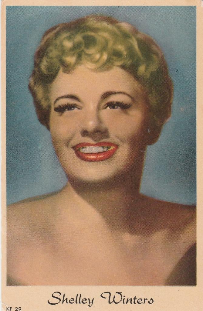 Ansichtkaart, Artiest,  Shelley Winters  (736), Verzenden, 1940 tot 1960, Sterren en Beroemdheden