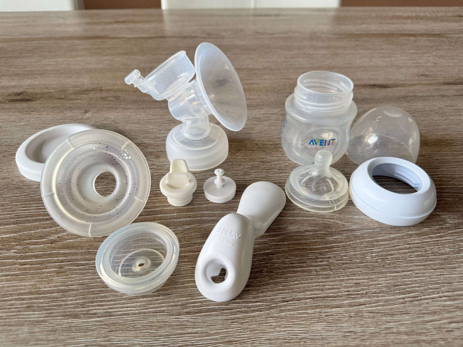 Philips Avent Handborstkolf met 125 ml flesje, Ophalen, Zo goed als nieuw