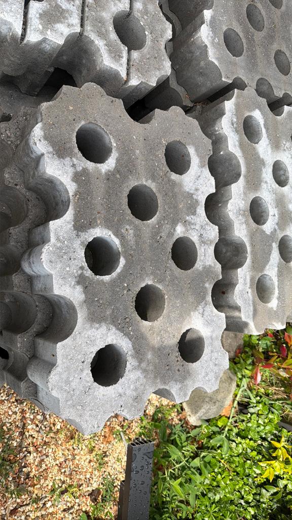 Gras beton tegels 5,76 m2 nieuw, Tuin en Terras, Tegels en Klinkers, Ophalen, Nieuw, 5 tot 10 m², Beton