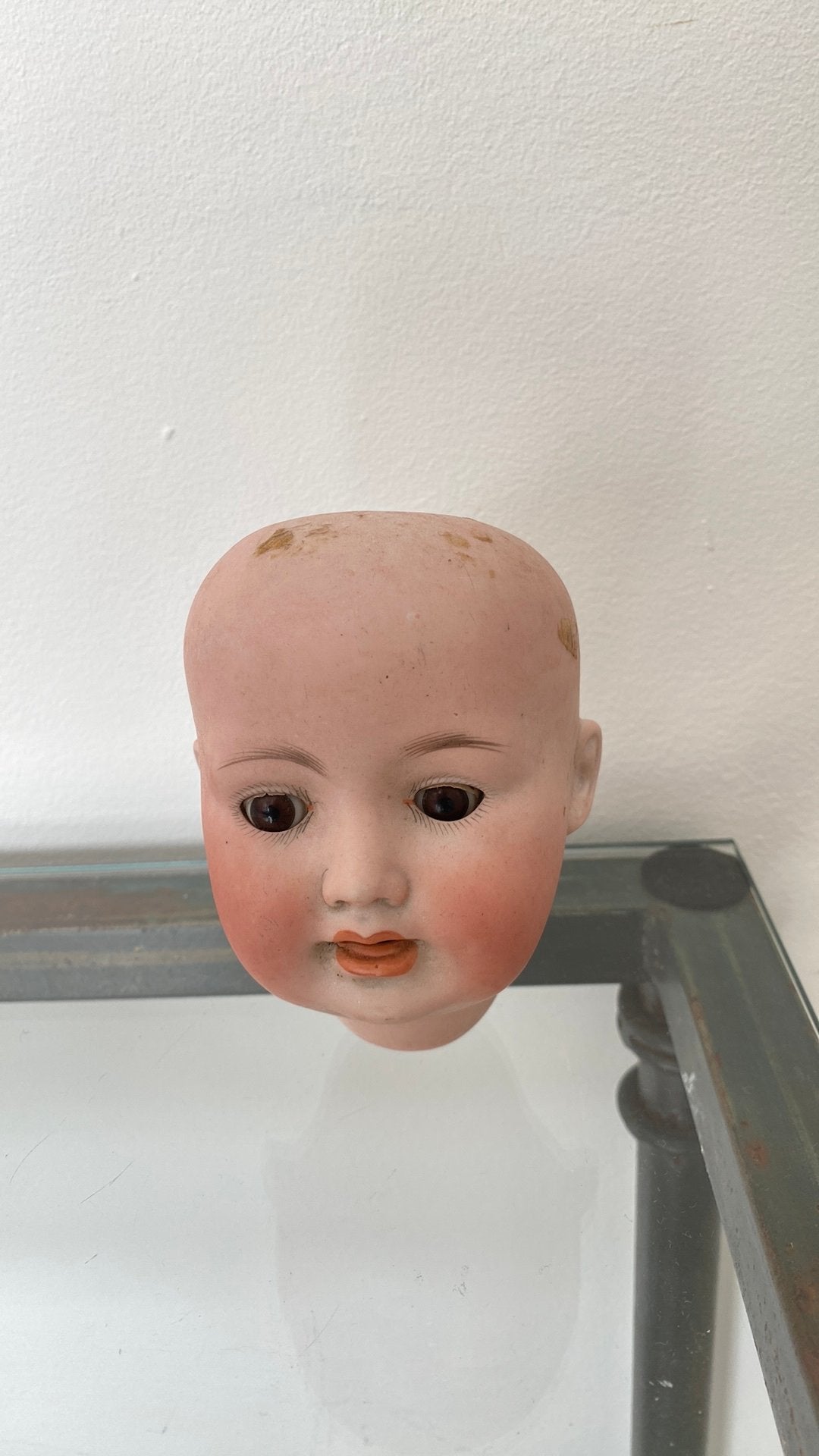Porseleinen poppenhoofd, Verzamelen, Ophalen of Verzenden, Zo goed als nieuw, Pop