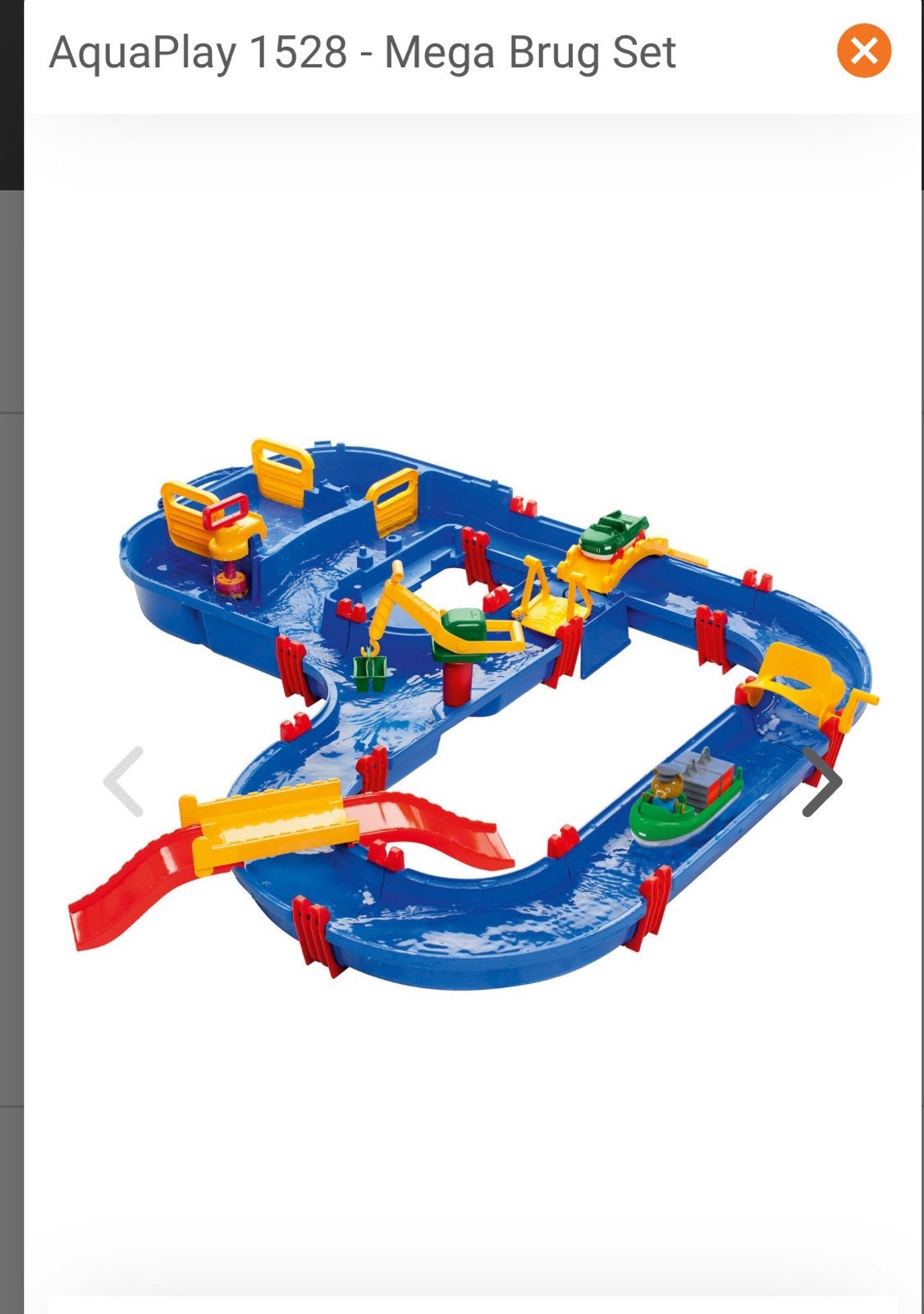 Aquaplay 1528 Mega Brug Set met extra bootje, Kinderen en Baby's, Speelgoed | Buiten | Los speelgoed, Ophalen, Gebruikt