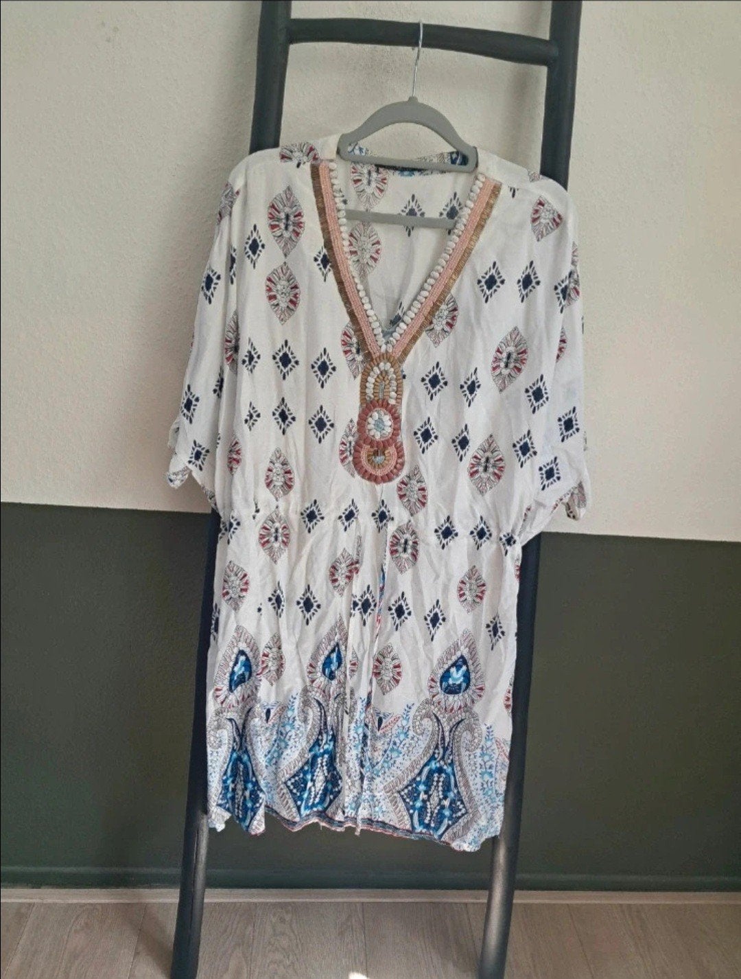 Ibiza Boho Jurkje 🛍, Maat 46/48 (XL) of groter, Zo goed als nieuw, Knielengte, Last Queen