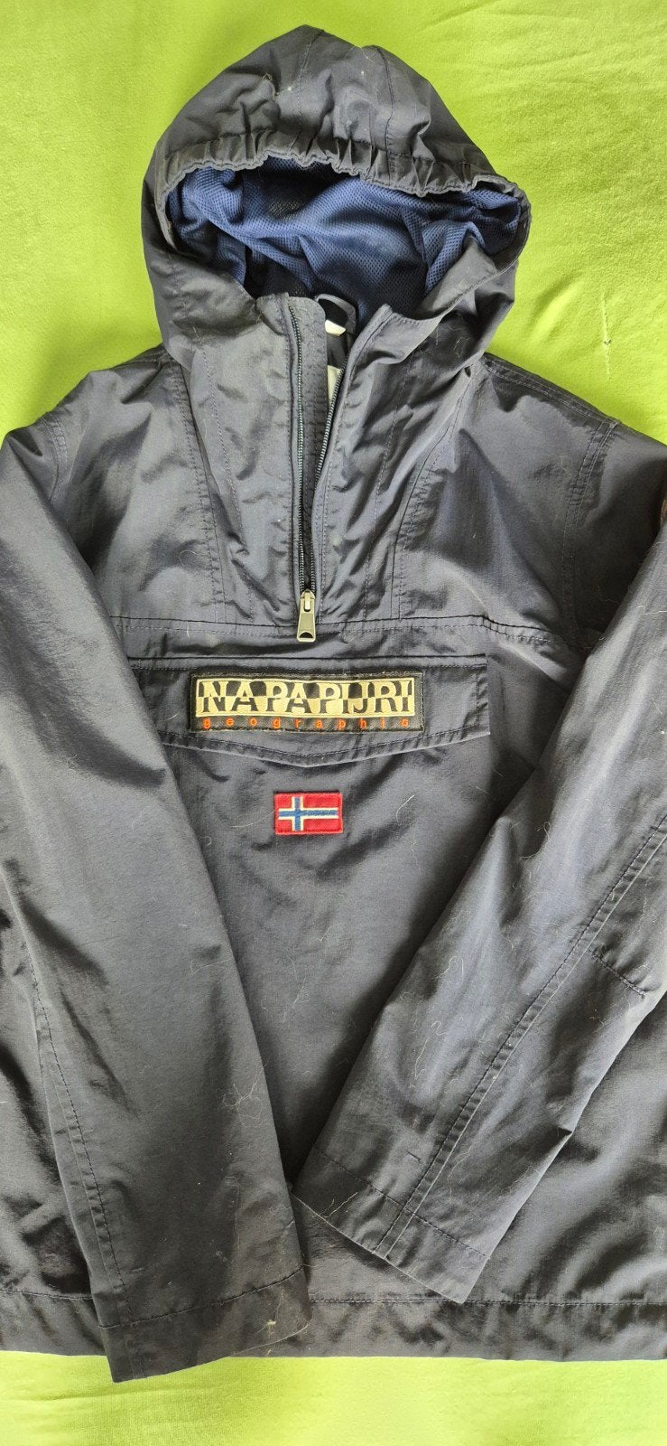 Napapijri Zomerjas Maat 14 (162) - Donkerblauw, Kleding | Heren, Jassen | Zomer, Ophalen of Verzenden