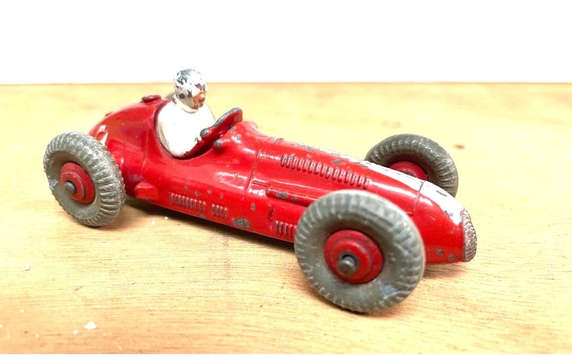 Vintage Dinky Toys Maserati 23N - Rode Raceauto, Ophalen of Verzenden