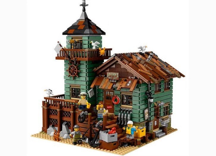 LEGO 21310 Ideas Viswinkel, Lego, Ophalen of Verzenden, Complete set, Inclusief minifiguren