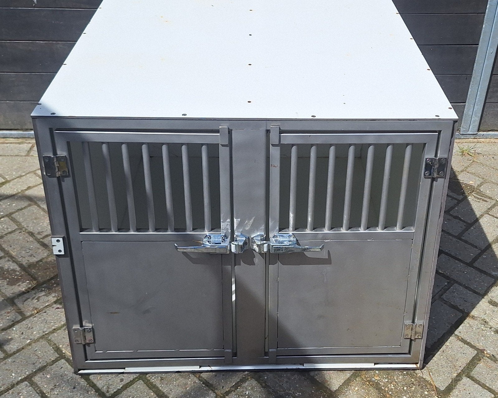 Aluminium hondenbench, Ophalen, Gebruikt, 100 cm of meer