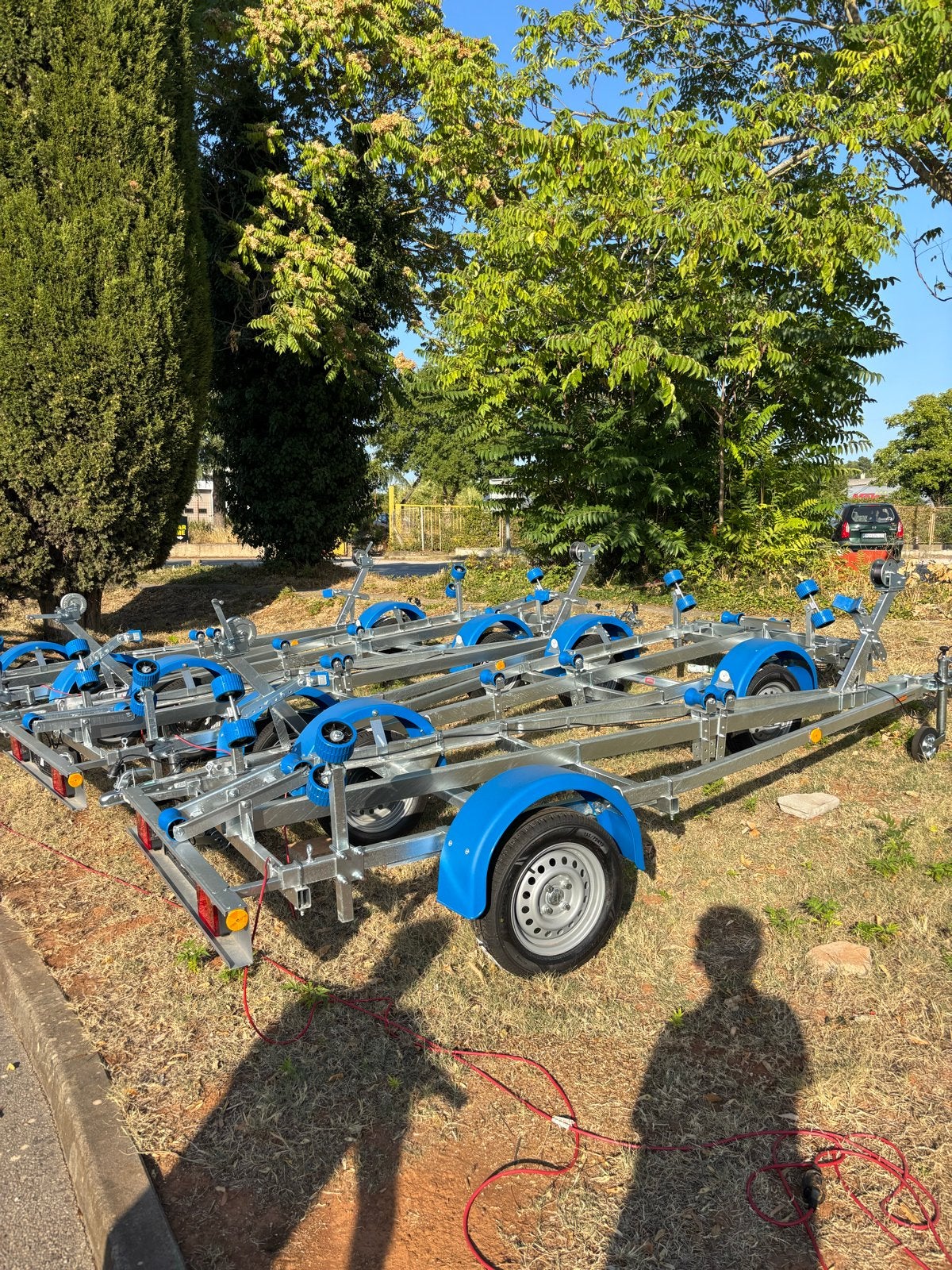 Nieuwe boottrailer, Watersport en Boten, Boottrailers, Ophalen, Minder dan 1500 kg, Overige typen, Nieuw