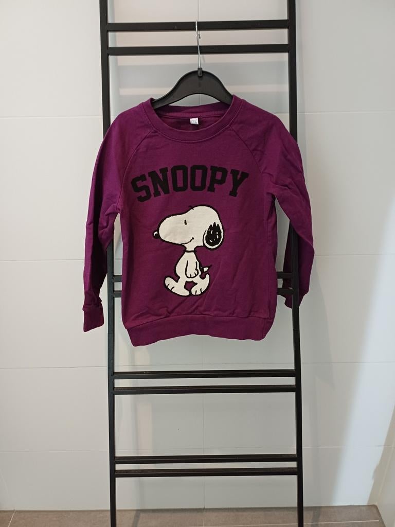 Snoopy sweater, maat 110/116, Kinderen en Baby's, Kinderkleding | Maat 110, Snoopy, Gebruikt, Meisje, Trui of Vest