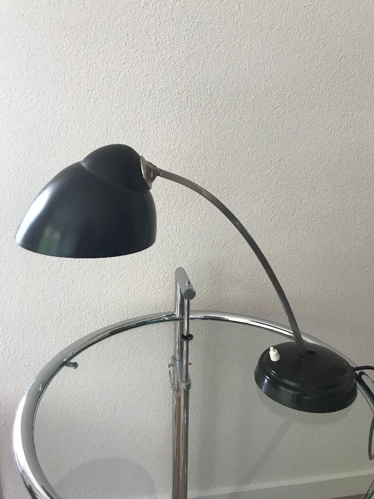 Art Deco Bakelieten/Melamine burolamp, Bureaulamp, Art deco, Ophalen of Verzenden, 37 cm