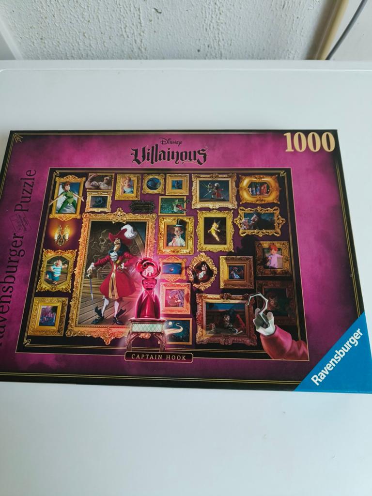 Disney Villainous puzzel Kapitein Haak, Ophalen of Verzenden, 500 t/m 1500 stukjes, Zo goed als nieuw