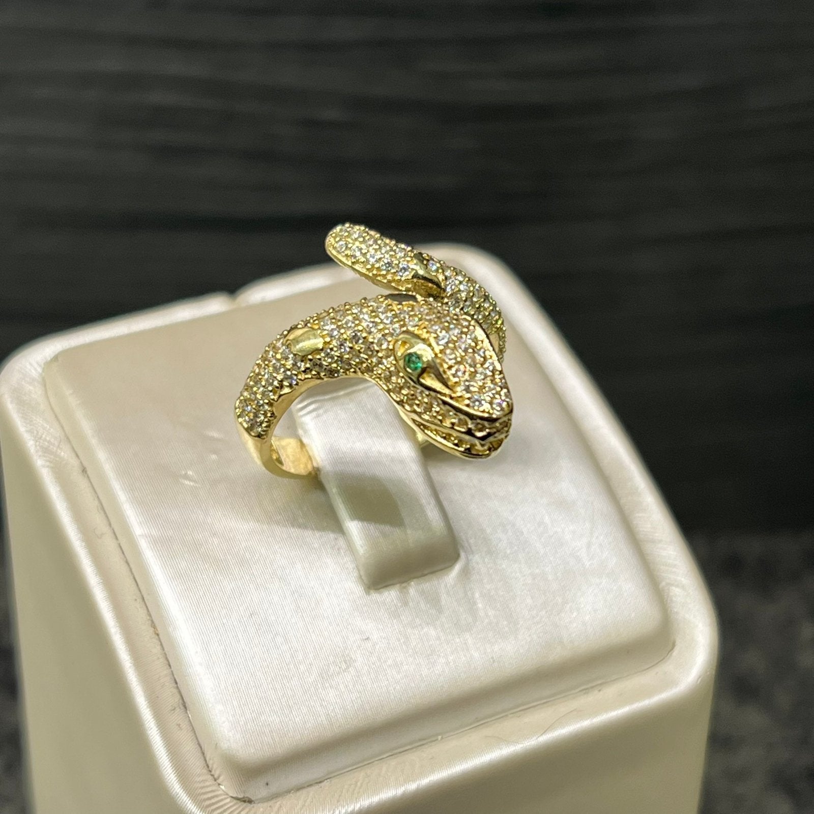14 karaat gouden ring slang model, Sieraden, Tassen en Uiterlijk, Ophalen of Verzenden, Nieuw, Goud, Dame