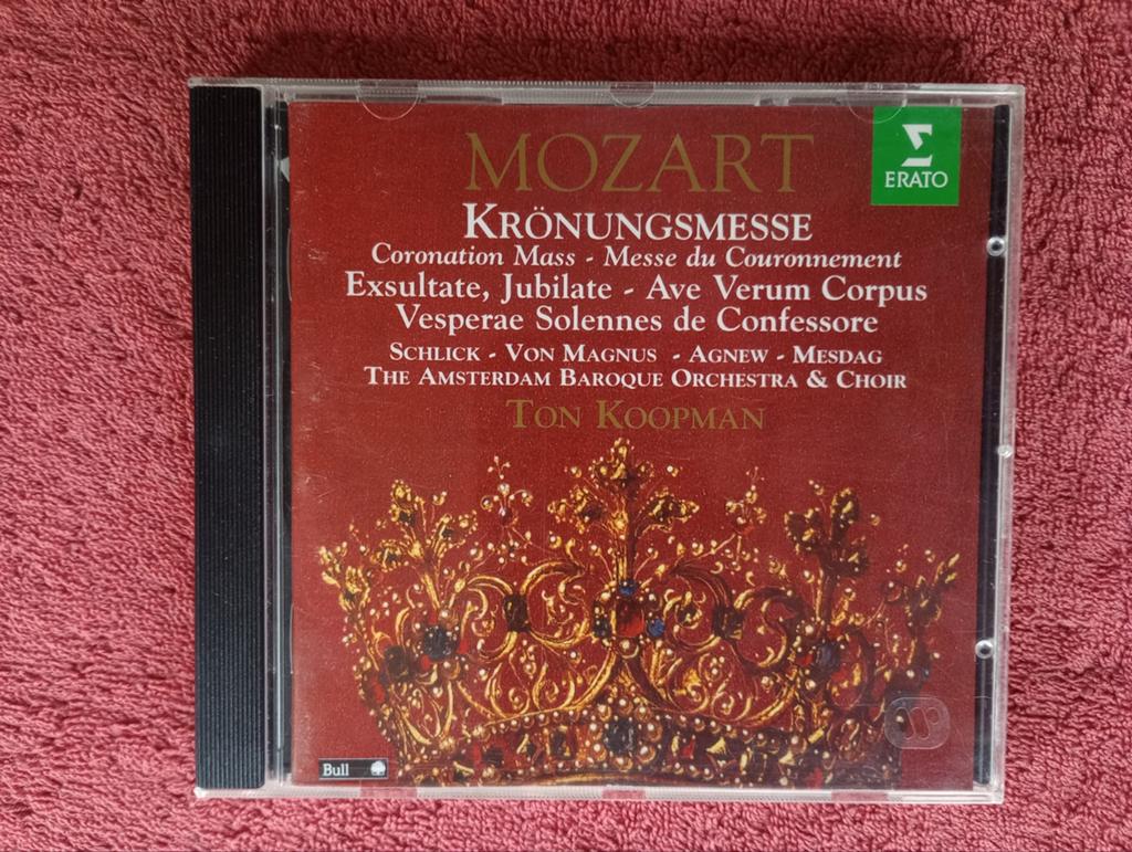 Mozart Krönungsmesse - Ton Koopman, Gebruikt, Met libretto, Ophalen of Verzenden, Classicisme