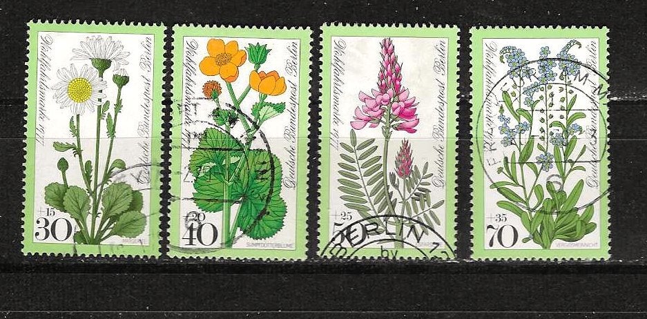 Berlin 556-559, Ophalen of Verzenden, BRD, Gestempeld