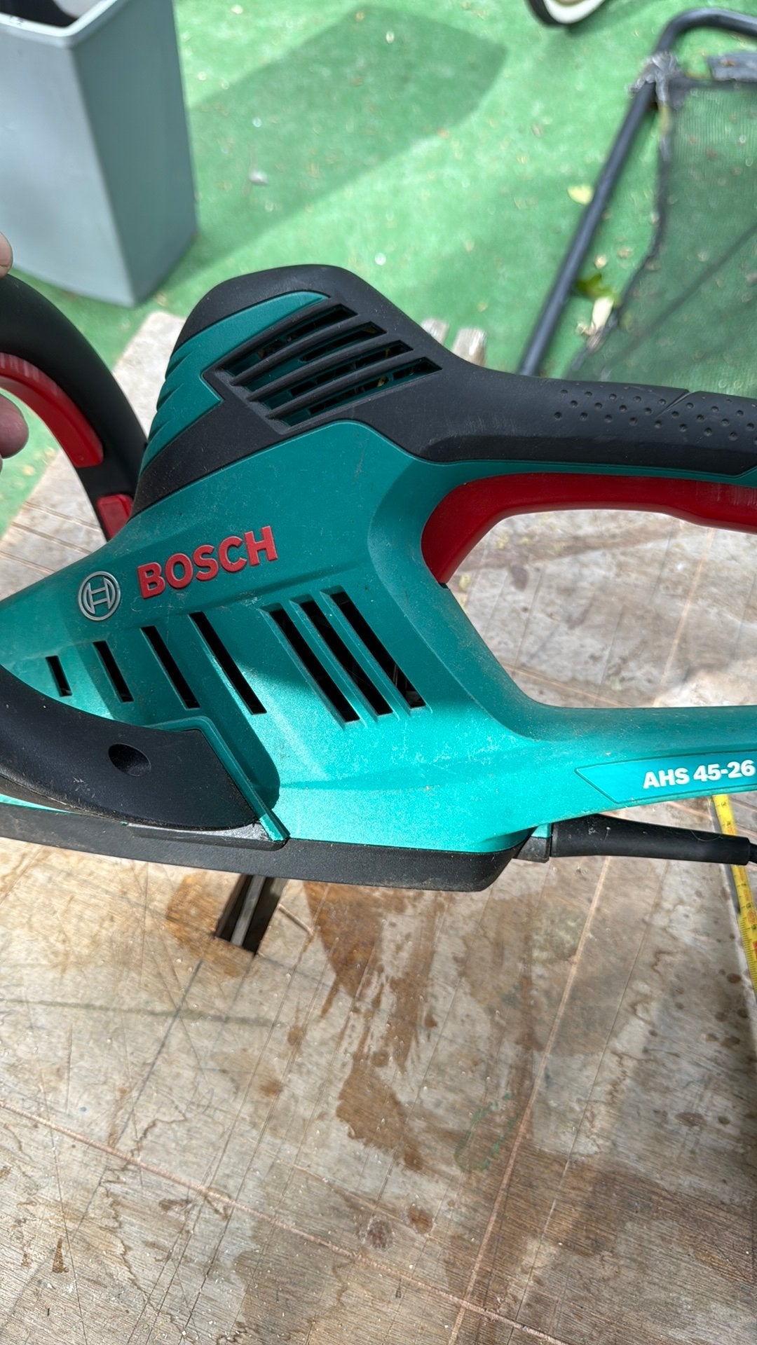Bosch Groen Heggenschaar AHS 45-26, Tuin en Terras, Heggenscharen, Ophalen of Verzenden, Gebruikt, Elektrisch