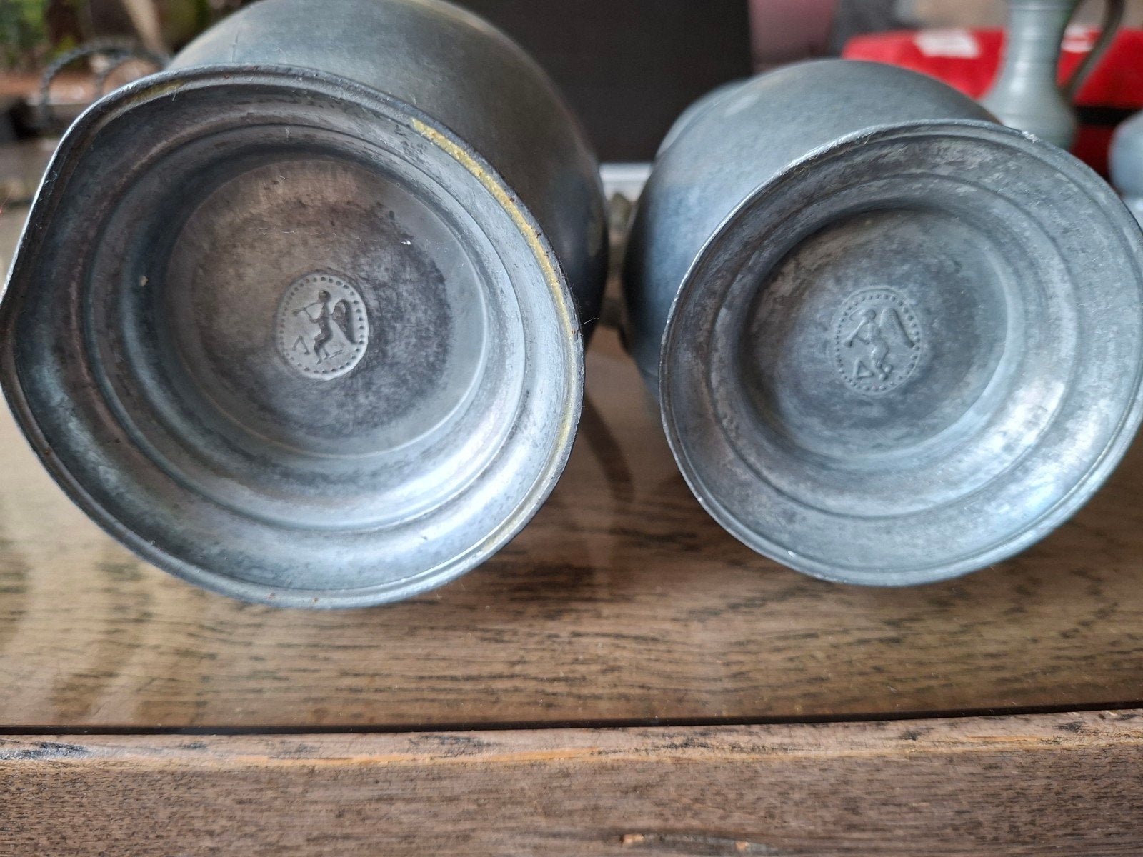 Tinnen kannen, Antiek en Kunst, Antiek | Tin, Ophalen of Verzenden