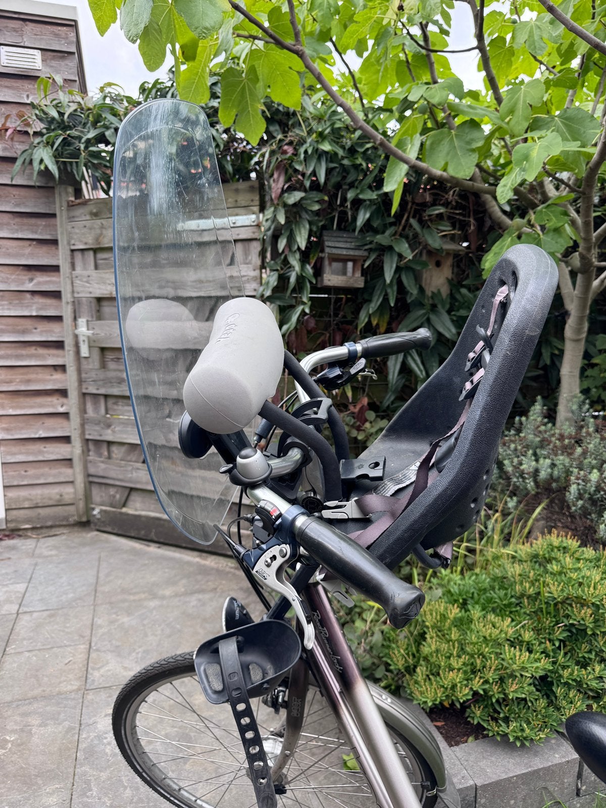 Thule Yepp fietsstoeltje voor met windscherm, Ophalen, 0 t/m 18 kg, Voorzitje, Gebruikt