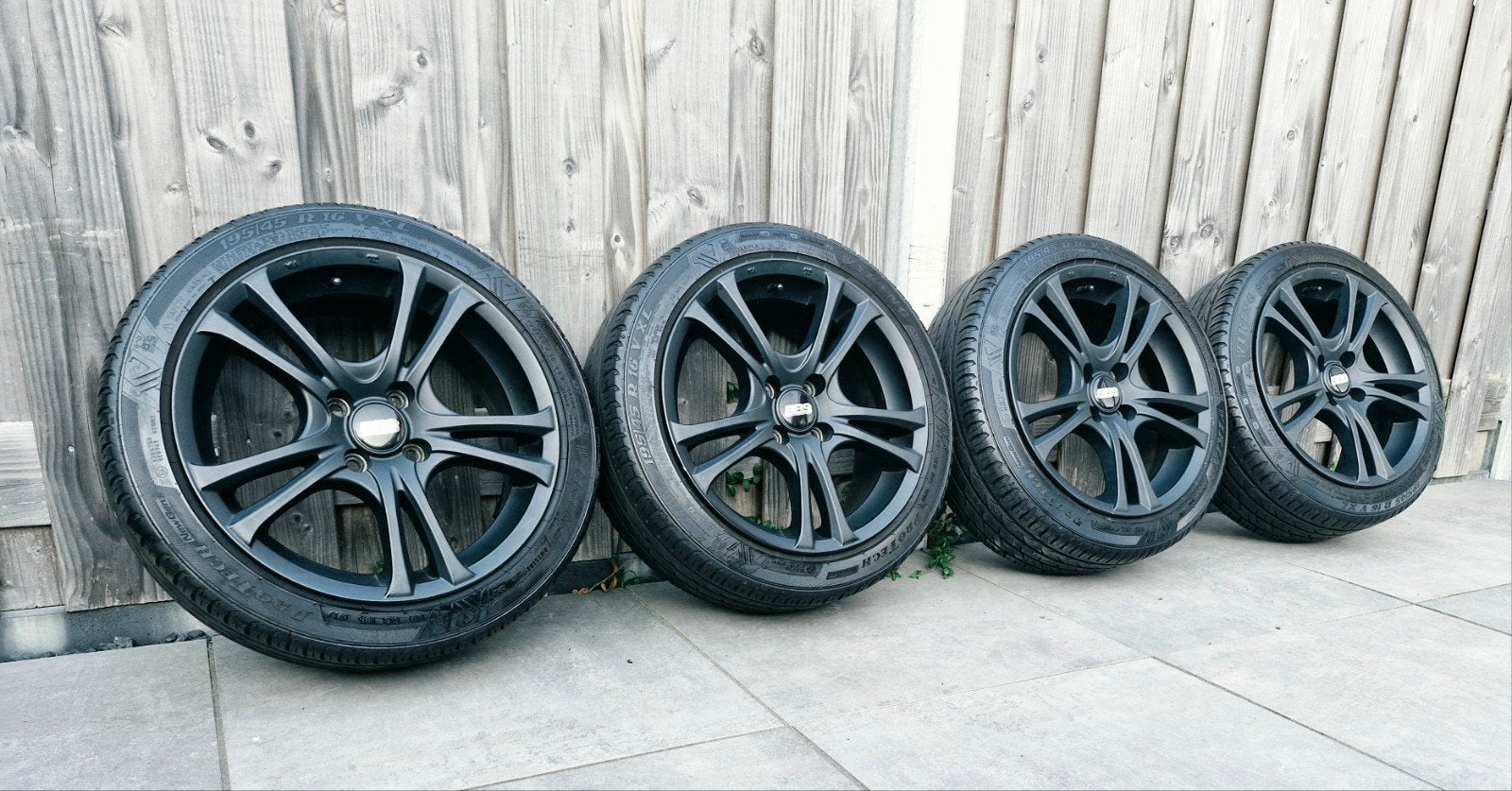 ❗️Unieke 4x100 16 inch velgen incl zomerbanden, Ophalen, 16 inch, Banden en Velgen, 195 mm