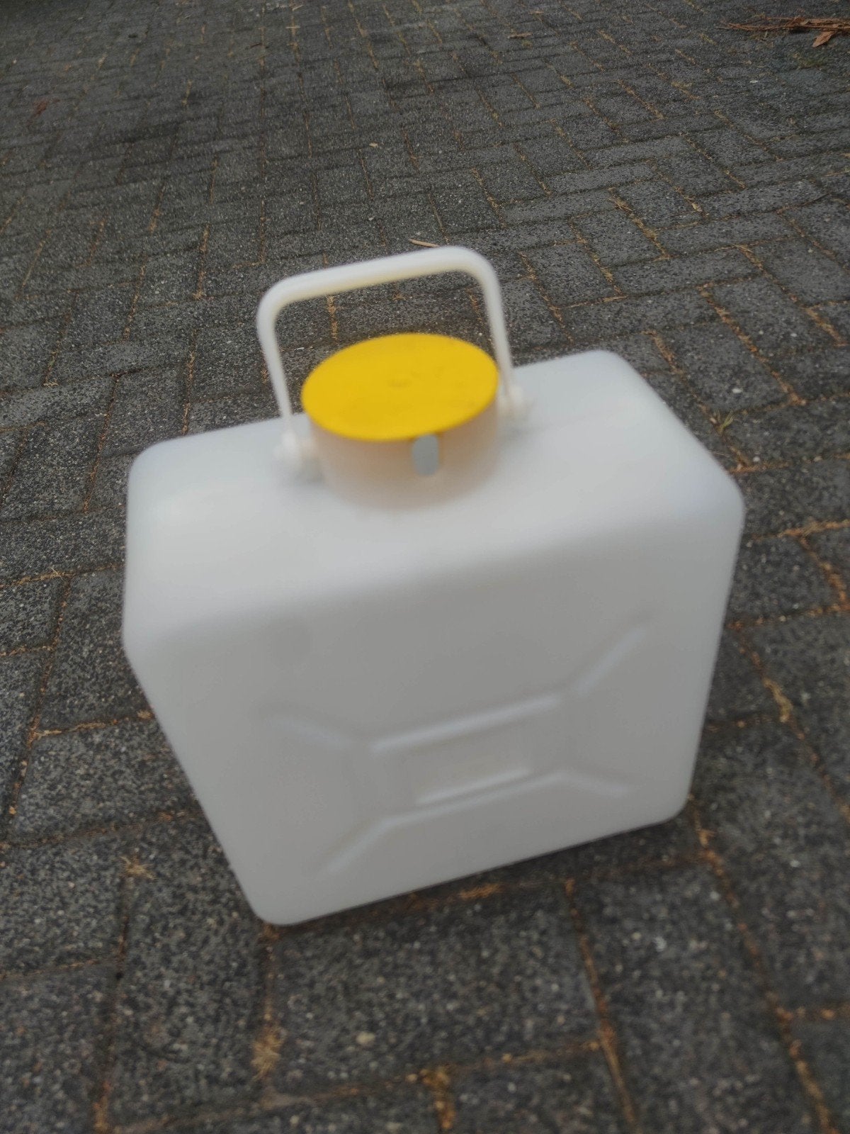 Witte jerrycan voor drinkwater, 10 liter, Ophalen of Verzenden, Gebruikt