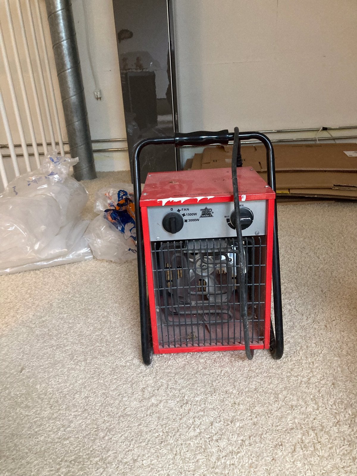 Bouwheater 3000Watt, Ophalen of Verzenden, Gebruikt, Overige typen