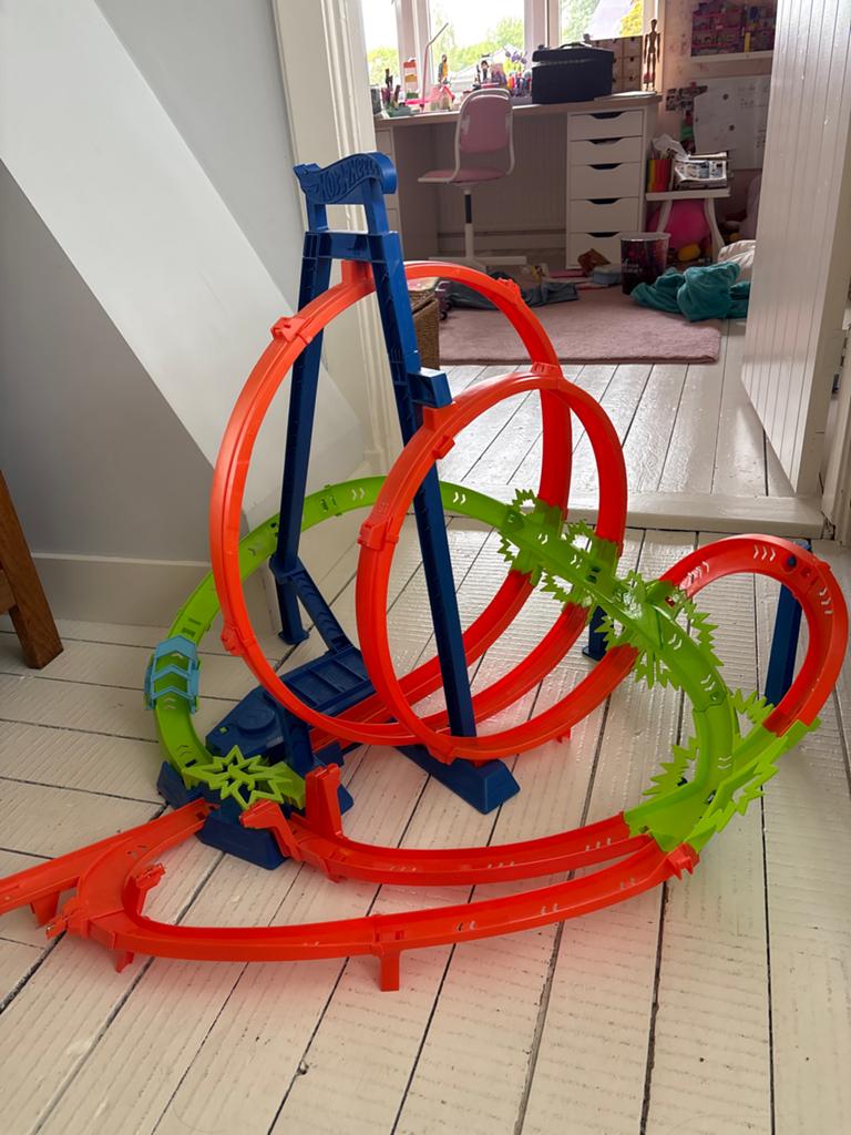 Hot Wheels racebaan, Kinderen en Baby's, Ophalen, Hot Wheels, Met looping, Elektrisch
