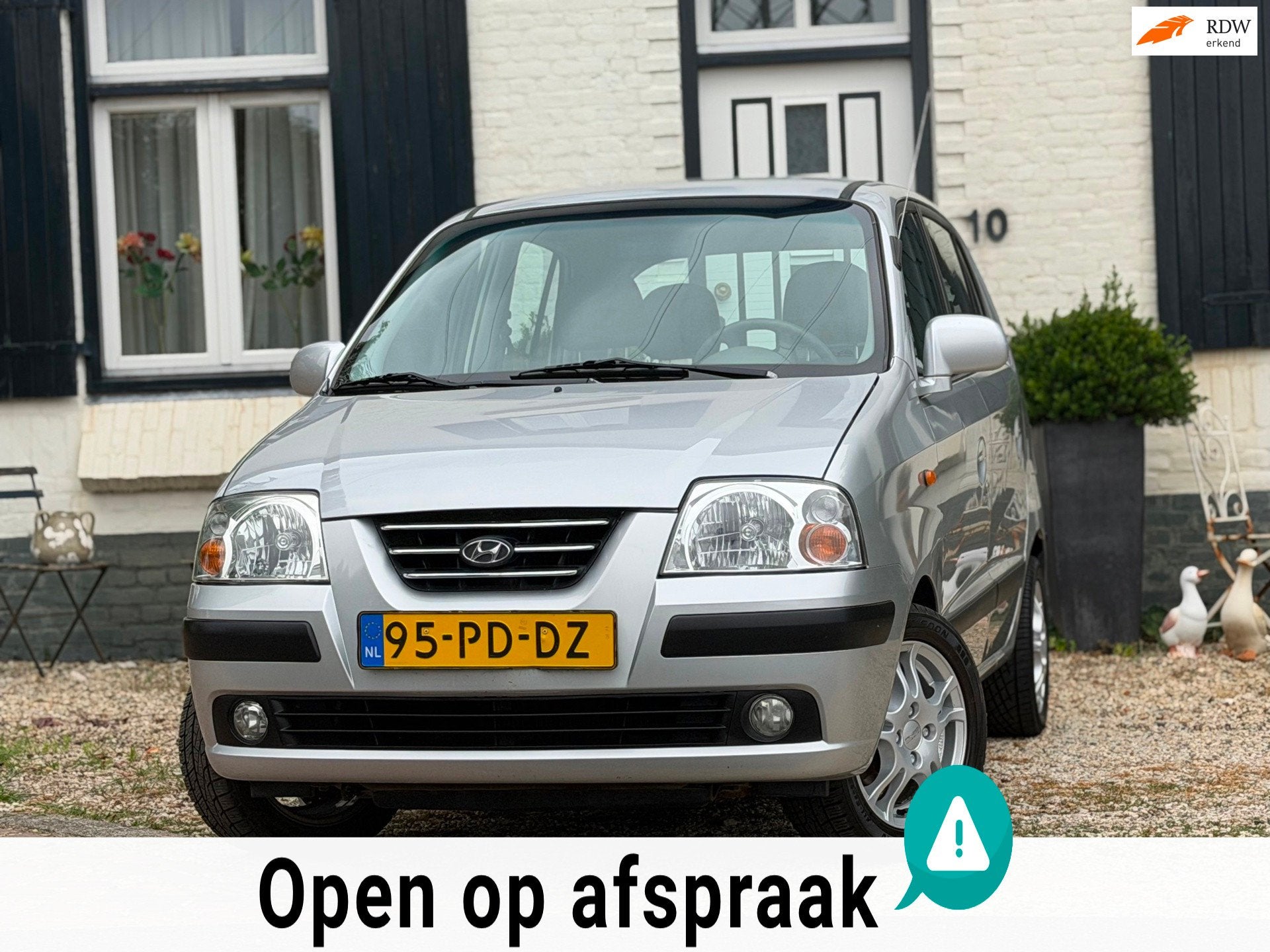 Hyundai Atos 1.1i Dynamic|Elek-ramen|Nette auto, Auto's, Hyundai, Voorwielaandrijving, Gebruikt, 31 €/maand, 4 cilinders