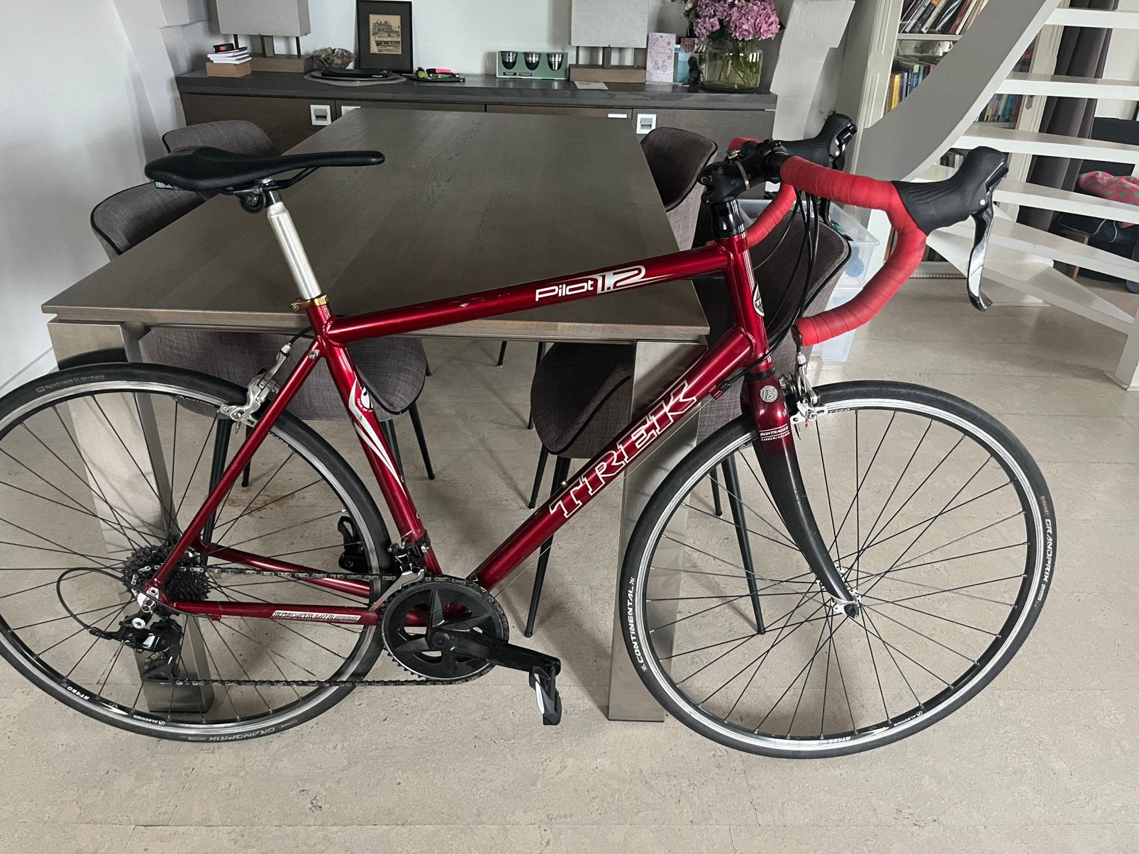 Trek racefiets 1.2 Pilot 56 frame, Fietsen en Brommers, Fietsen | Racefietsen, Overige materialen, Gebruikt, Meer dan 20 versnellingen