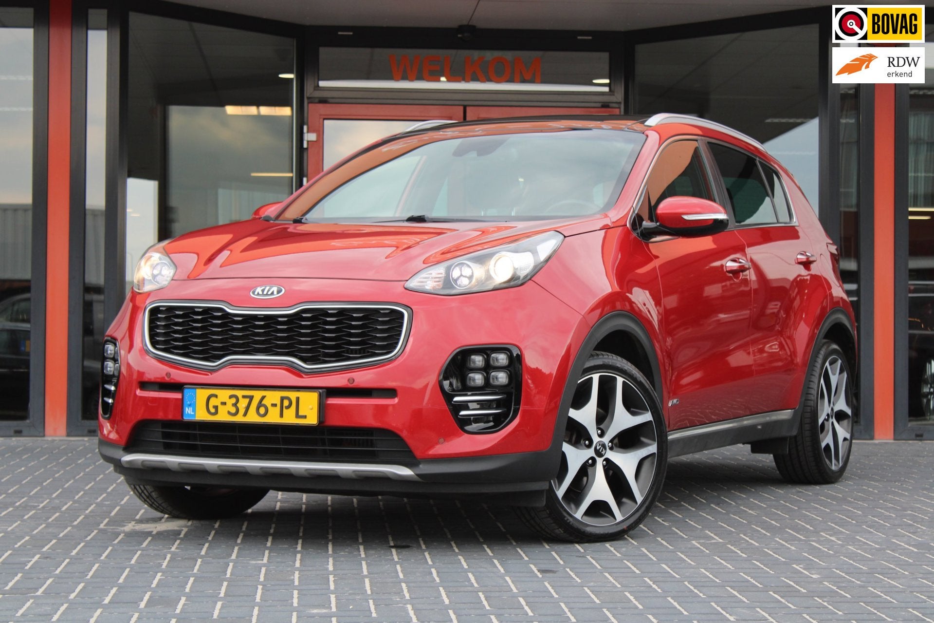 Kia Sportage 1.6 T-GDI 4WD GT-Line Automaat, Panorama, Camer, Gebruikt, 4 cilinders, Leder, Bedrijf