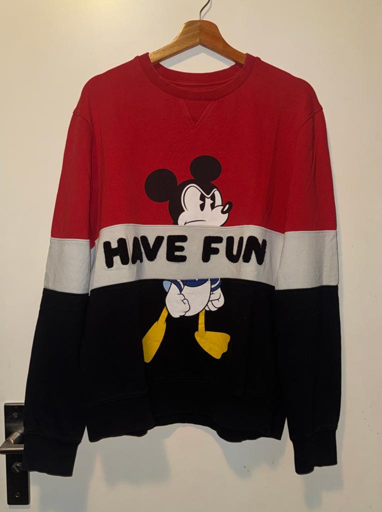 Disneyland Eleven Paris trui Have Fun Mickey & Donald, Verzamelen, Verzenden, Mickey Mouse, Zo goed als nieuw, Kleding of Textiel