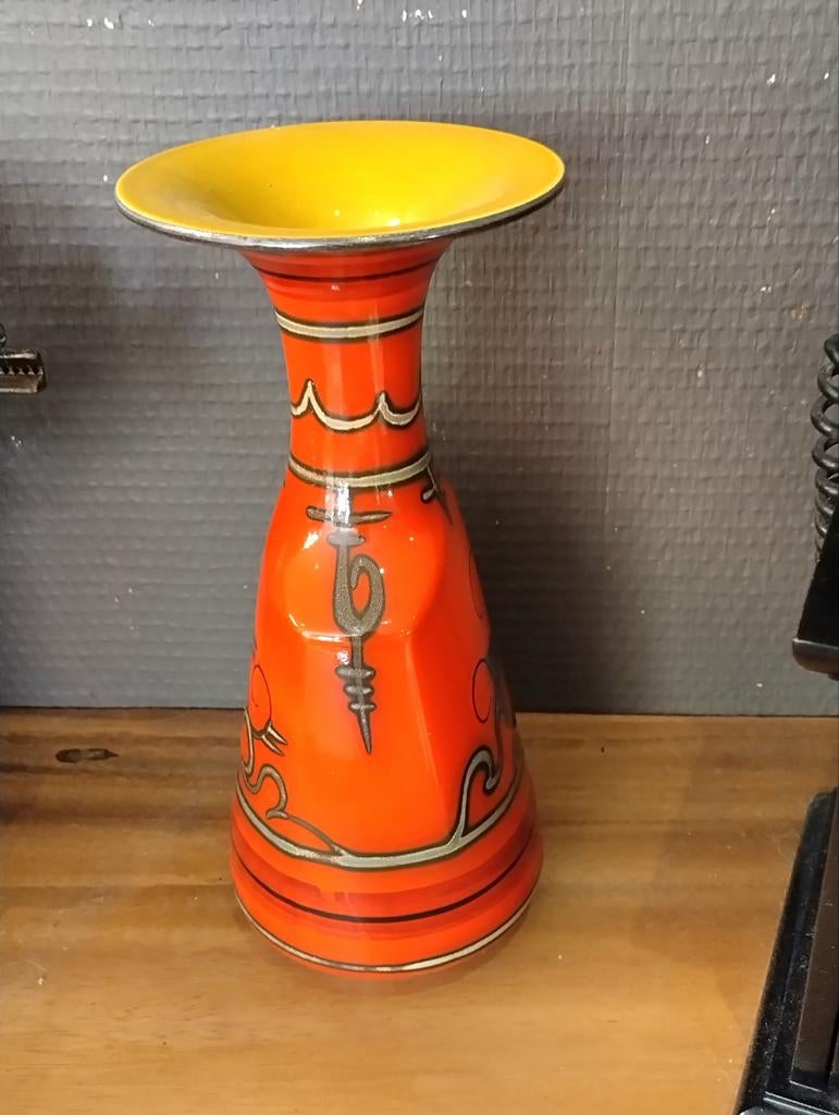 Flora Gouda Holland vaas, Antiek en Kunst, Ophalen of Verzenden