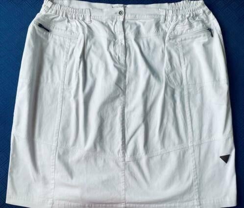 Rok van Lau Rie maat 56 [v], Kleding | Dames, Grote Maten, Zo goed als nieuw, Rok, Wit, Ophalen of Verzenden