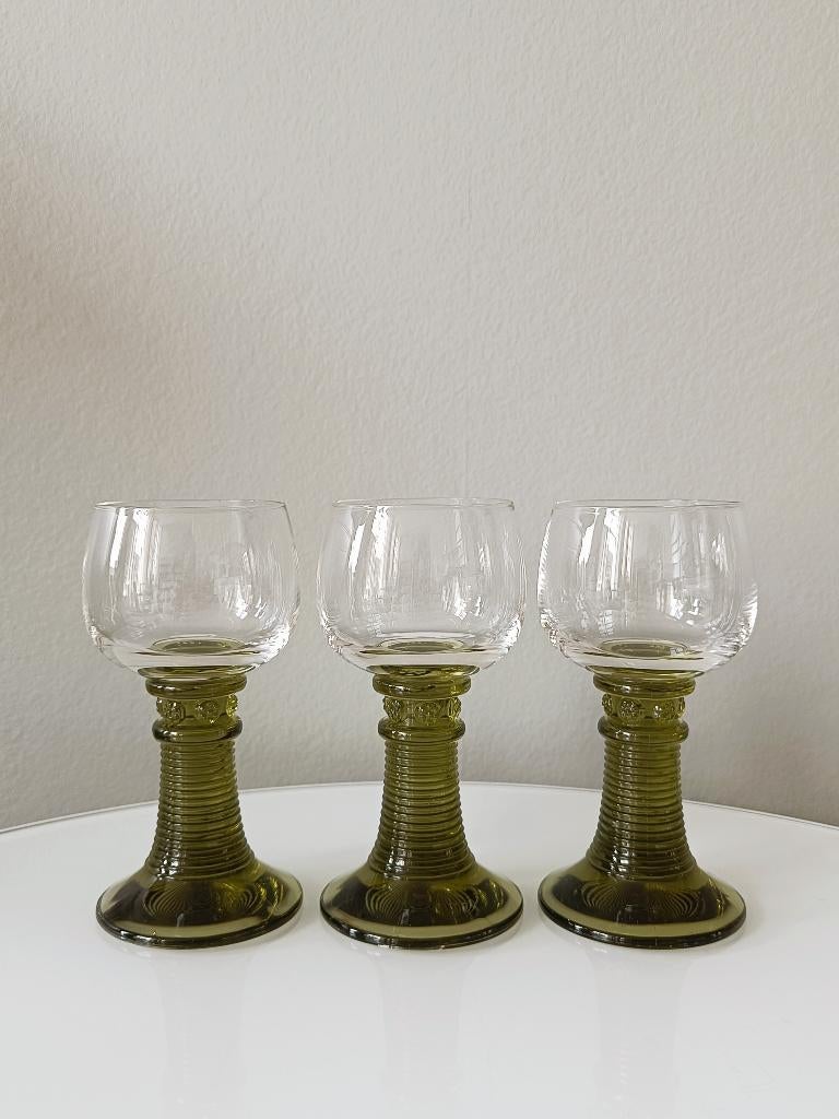 Borrelglas 'Röhmer-/Moezel' - 3 stuks, Verzamelen, Glas en Borrelglaasjes, Verzenden, Zo goed als nieuw, Borrel- of Shotglas