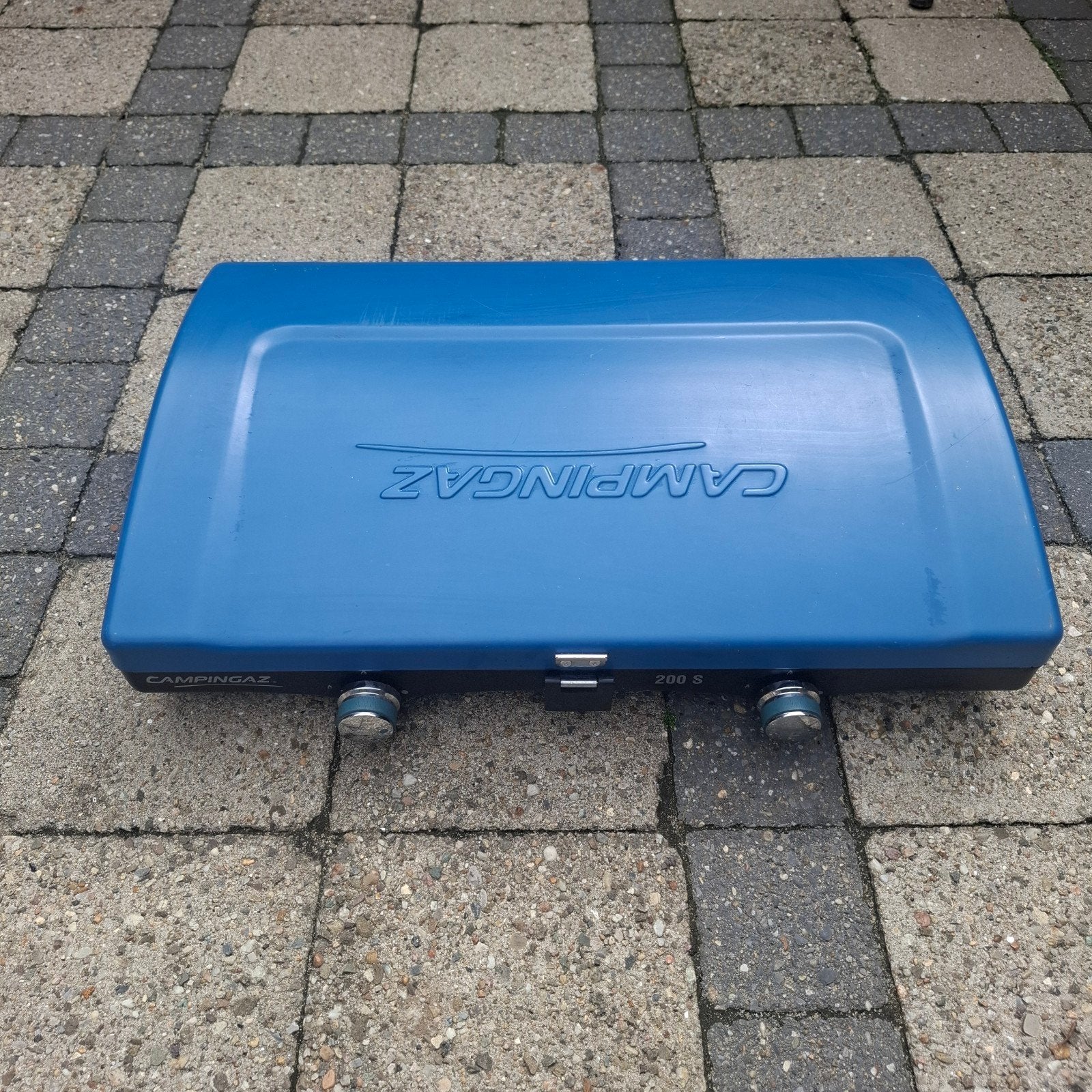 Campingaz 2 pits kookstel - Ideaal voor camping, Ophalen, Gebruikt