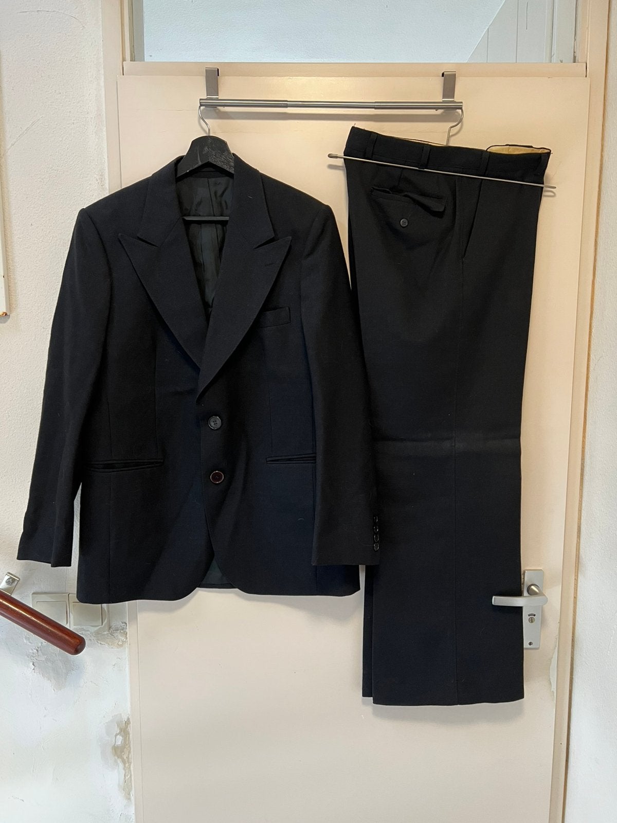 Zwarte blazer. Maat 52, Ophalen, Gedragen, Maat 52/54 (L), Zwart