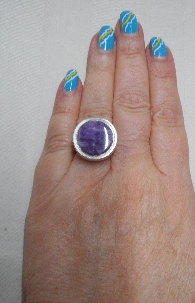 Zilveren modernist ring Kupittaan Kulta Turku nr.1666, Verzenden, Dame, Zilver, Zilver