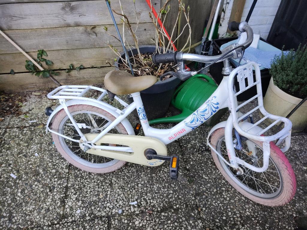 16 inch ALPINA kinder fiets, Fietsen en Brommers, Ophalen, Gebruikt, 16 tot 20 inch