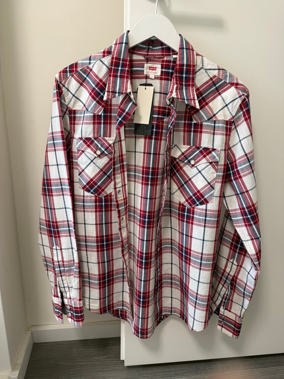 Levi's Geruit Western Overhemd - Nieuw met kaartjes, Ophalen of Verzenden, Nieuw, Meerkleurig, Halswijdte 38 (S) of kleiner